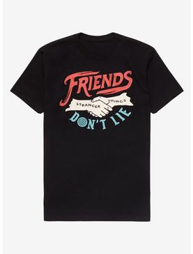 Stranger Things Friends Don’t Lie Women’s T-Shirt - BoxLunch Exclusive, , hi-res