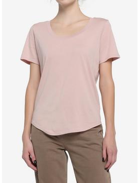 Her Universe Dusty Pink Scoop Neck Favorite T-Shirt, , hi-res