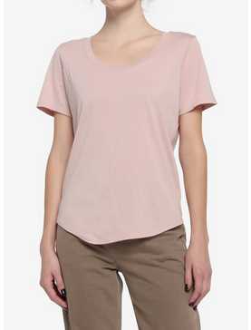 Her Universe Dusty Pink Scoop Neck Favorite T-Shirt, , hi-res