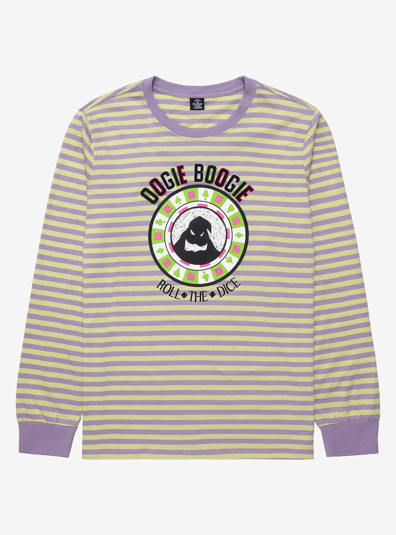 Disney The Nightmare Before Christmas Oogie Boogie Dice Long Sleeve T-Shirt - BoxLunch Exclusive, MULTI, hi-res