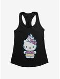 Hello Kitty Kawaii Vacation Ice Cream Outfit Womens Tank Top, , hi-res