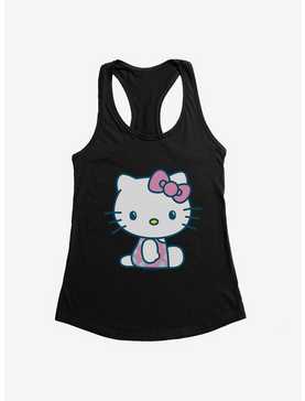 Hello Kitty Kawaii Vacation Polka Dot Swim Outfit Womens Tank Top, , hi-res