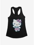 Hello Kitty Kawaii Vacation Ruffles Swim Outfit Womens Tank Top, , hi-res