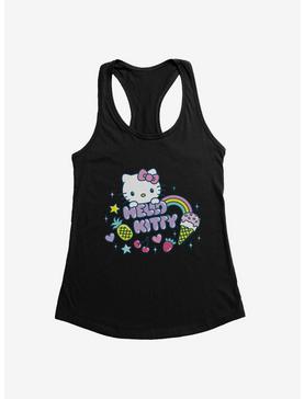 Hello Kitty Kawaii Vacation Sparkle Icon Womens Tank Top, , hi-res
