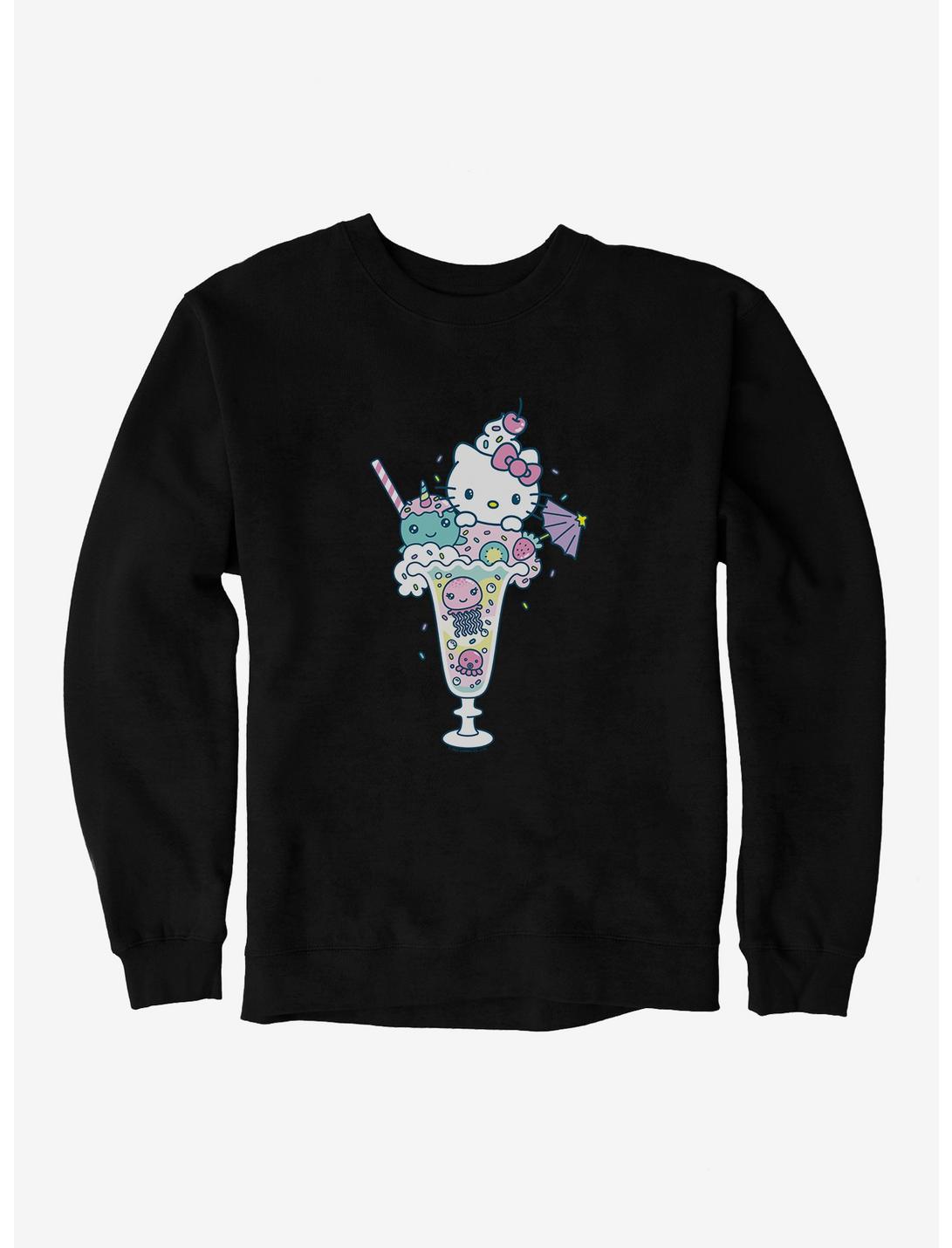 Hello Kitty Kawaii Vacation Milkshake Dreams Sweatshirt, , hi-res
