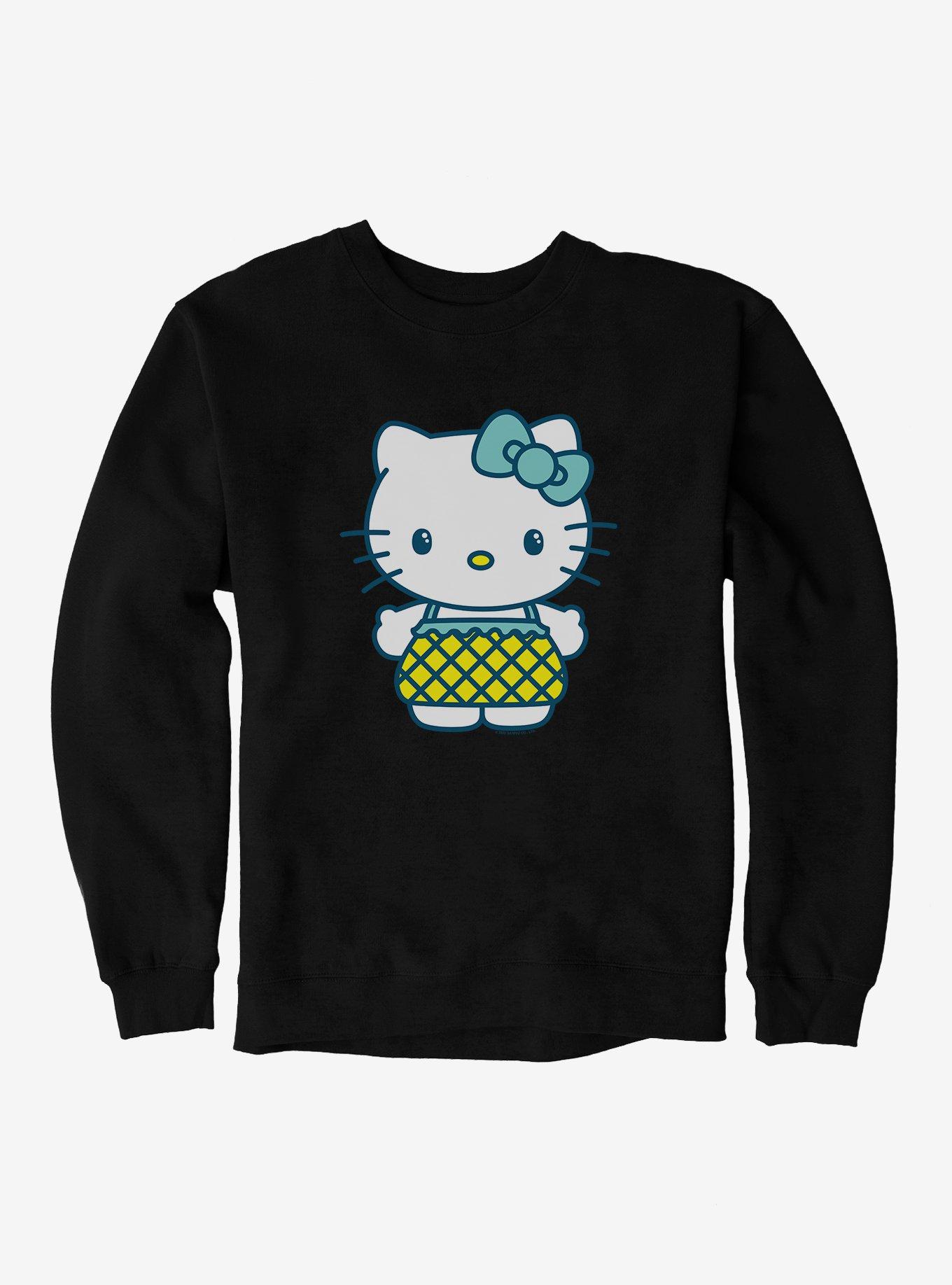 Hello Kitty Kawaii Vacation Pineapple Outfit Sweatshirt, , hi-res