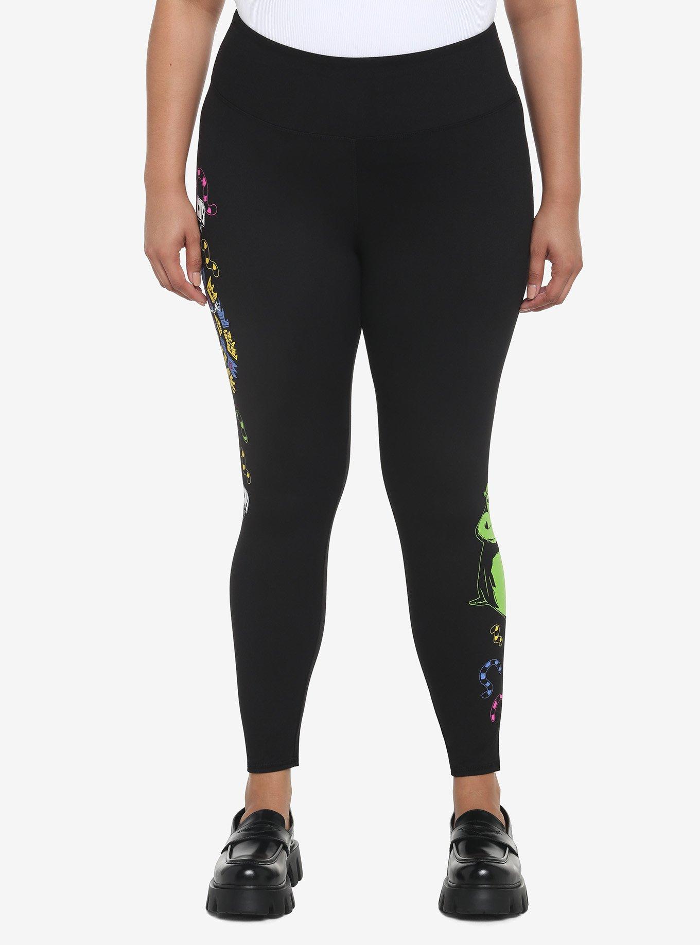 Plus size nightmare on sale before christmas leggings