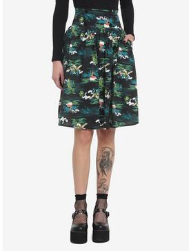 Universal Monsters Creature From The Black Lagoon Allover Print Skirt, , hi-res