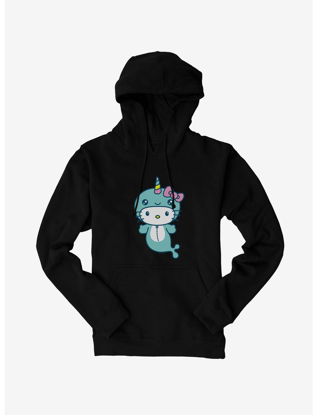 Hello Kitty Kawaii Vacation Narwhal Outfit Hoodie, , hi-res