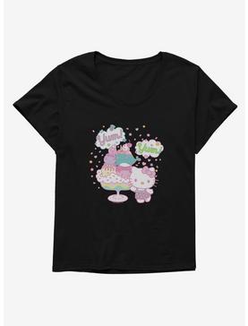 Hello Kitty Kawaii Vacation Dessert Time Womens T-Shirt Plus Size, , hi-res