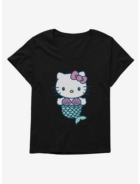 Hello Kitty Kawaii Vacation Mermaid Outfit Womens T-Shirt Plus Size, , hi-res