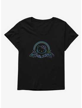 Hello Kitty Kawaii Vacation Neon Dreams Womens T-Shirt Plus Size, , hi-res