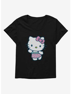 Hello Kitty Kawaii Vacation Ruffles Swim Outfit Womens T-Shirt Plus Size, , hi-res