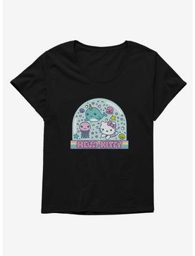 Hello Kitty Kawaii Vacation Snow Globe Womens T-Shirt Plus Size, , hi-res