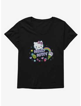 Hello Kitty Kawaii Vacation Sparkle Icon Womens T-Shirt Plus Size, , hi-res