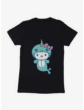 Hello Kitty Kawaii Vacation Narwhal Outfit Womens T-Shirt, , hi-res