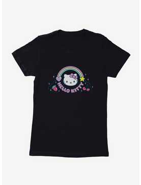 Hello Kitty Kawaii Vacation Rainbow Logo Womens T-Shirt, , hi-res