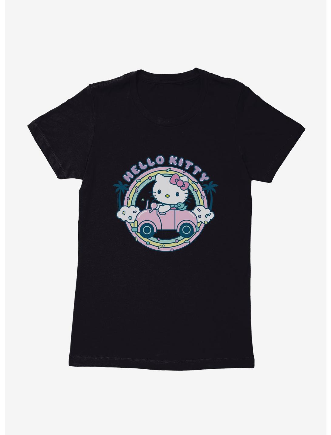 Hello Kitty Kawaii Vacation Retro Getaway Icon Womens T-Shirt, , hi-res