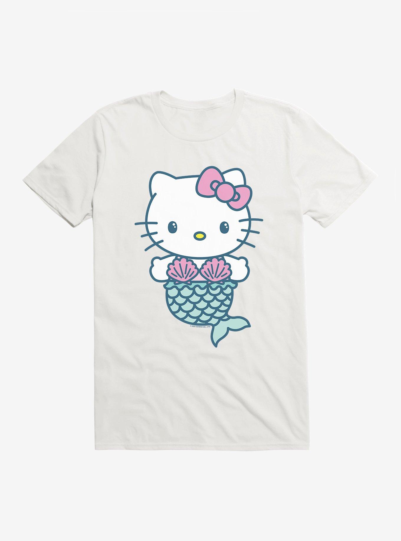 Hello Kitty Kawaii Vacation Mermaid Outfit T-Shirt