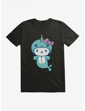 Hello Kitty Kawaii Vacation Narwhal Outfit T-Shirt, , hi-res