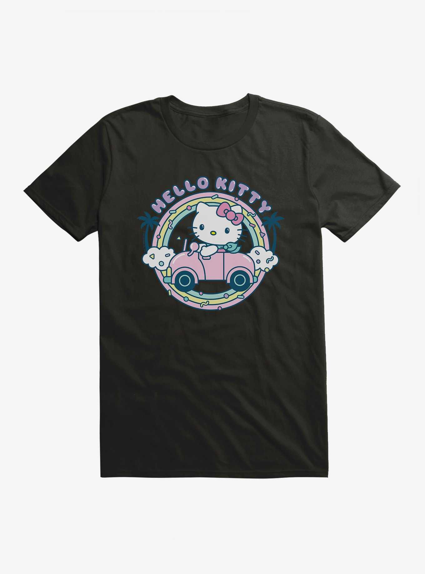 Hello Kitty Kawaii Vacation Retro Getaway Icon T-Shirt, , hi-res