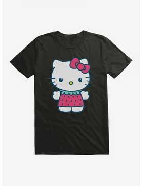 Hello Kitty Kawaii Vacation Strawberry Outfit T-Shirt, , hi-res