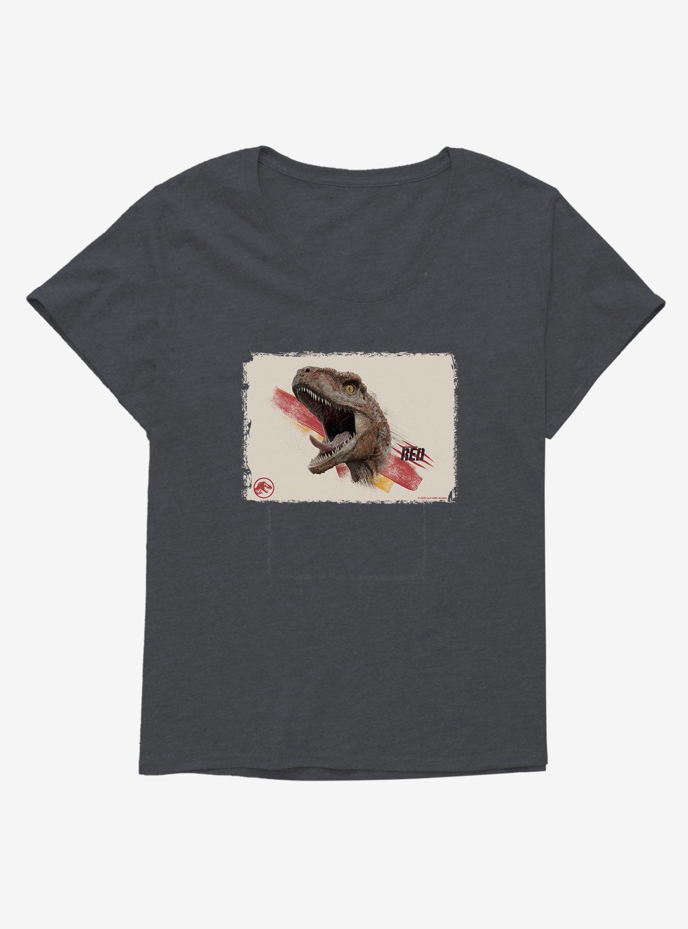 Jurassic World Dominion Ferocious Red Girls T-Shirt Plus Size, , hi-res
