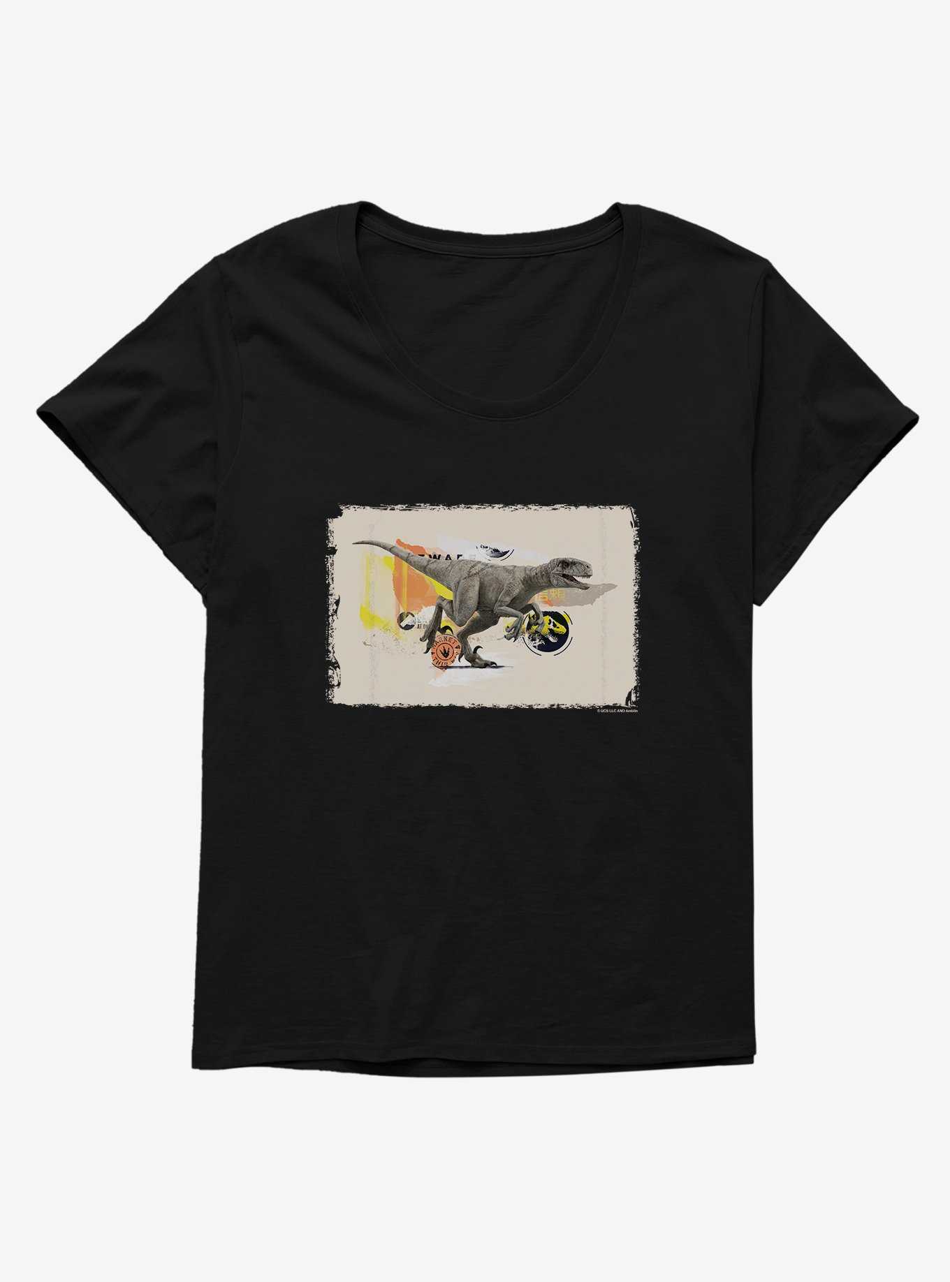 Jurassic World Dominion Raptor Run Girls T-Shirt Plus Size, , hi-res