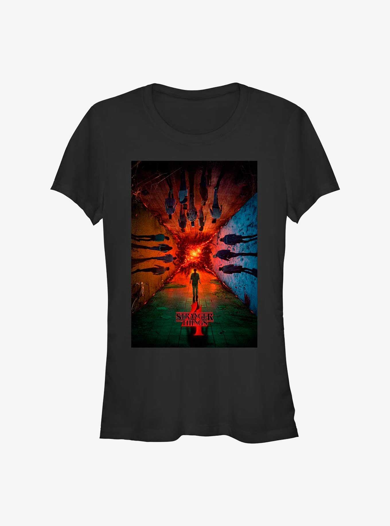 Stranger Things Season 4 Main Poster Girls T-Shirt, , hi-res