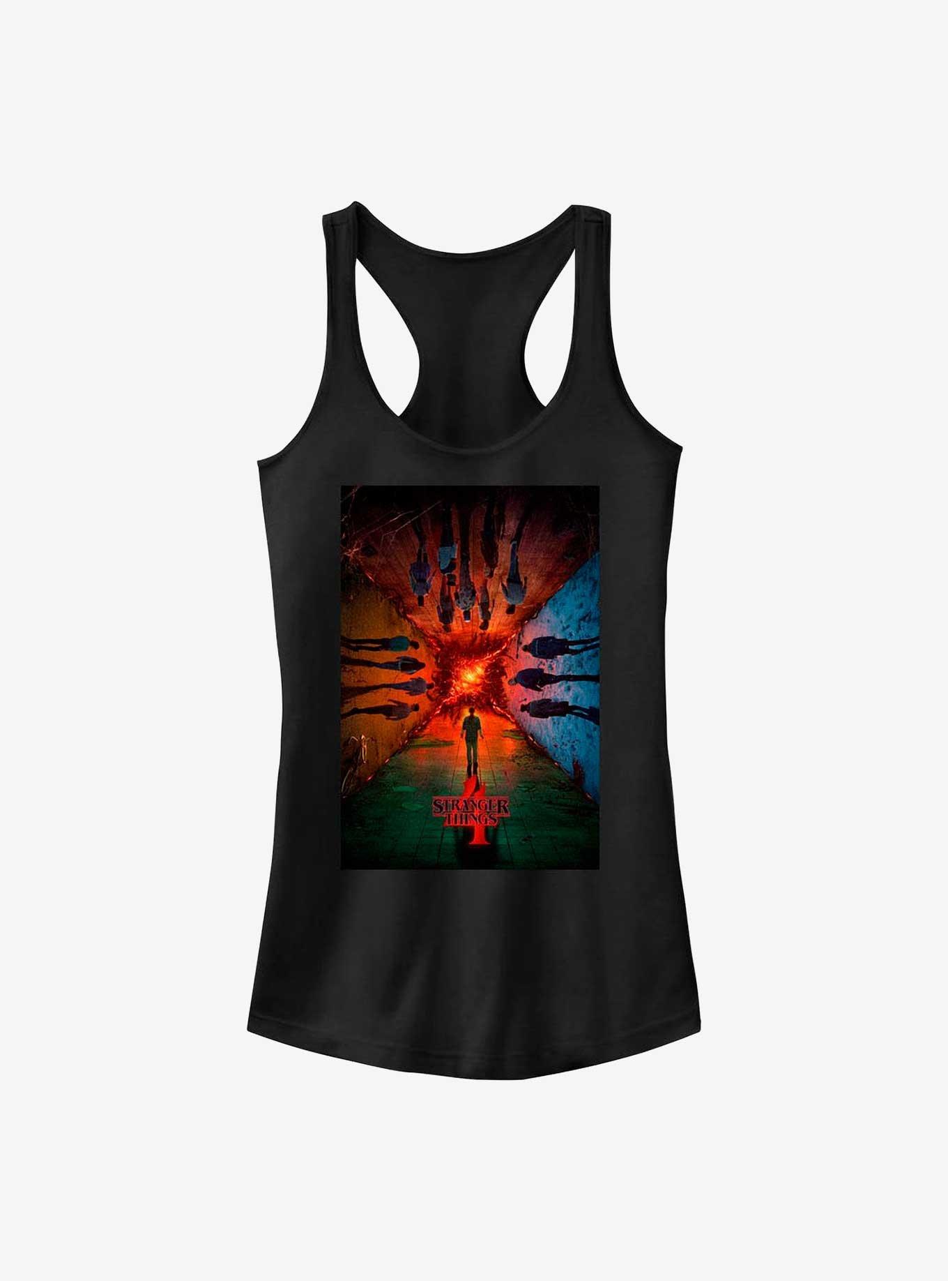 Stranger Things Season 4 Main Poster Girls Tank Top, BLACK, hi-res