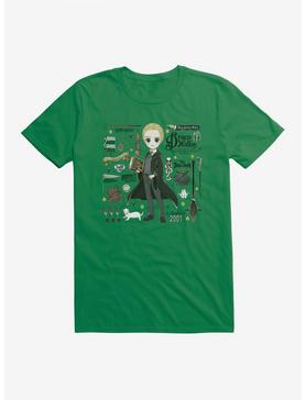 Harry Potter Stylized Draco Icons T-Shirt, KELLY GREEN, hi-res