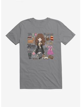 Harry Potter Stylized Hermione Icons T-Shirt, STORM GREY, hi-res