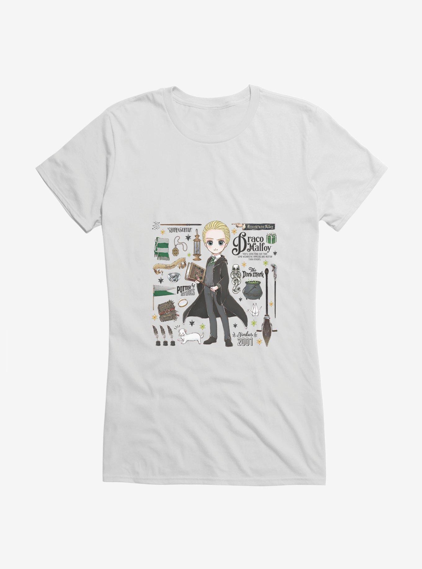 Harry Potter Stylized Draco Icons Girls T-Shirt
