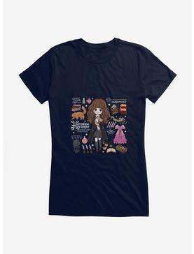Harry Potter Stylized Hermione Icons Girls T-Shirt, , hi-res