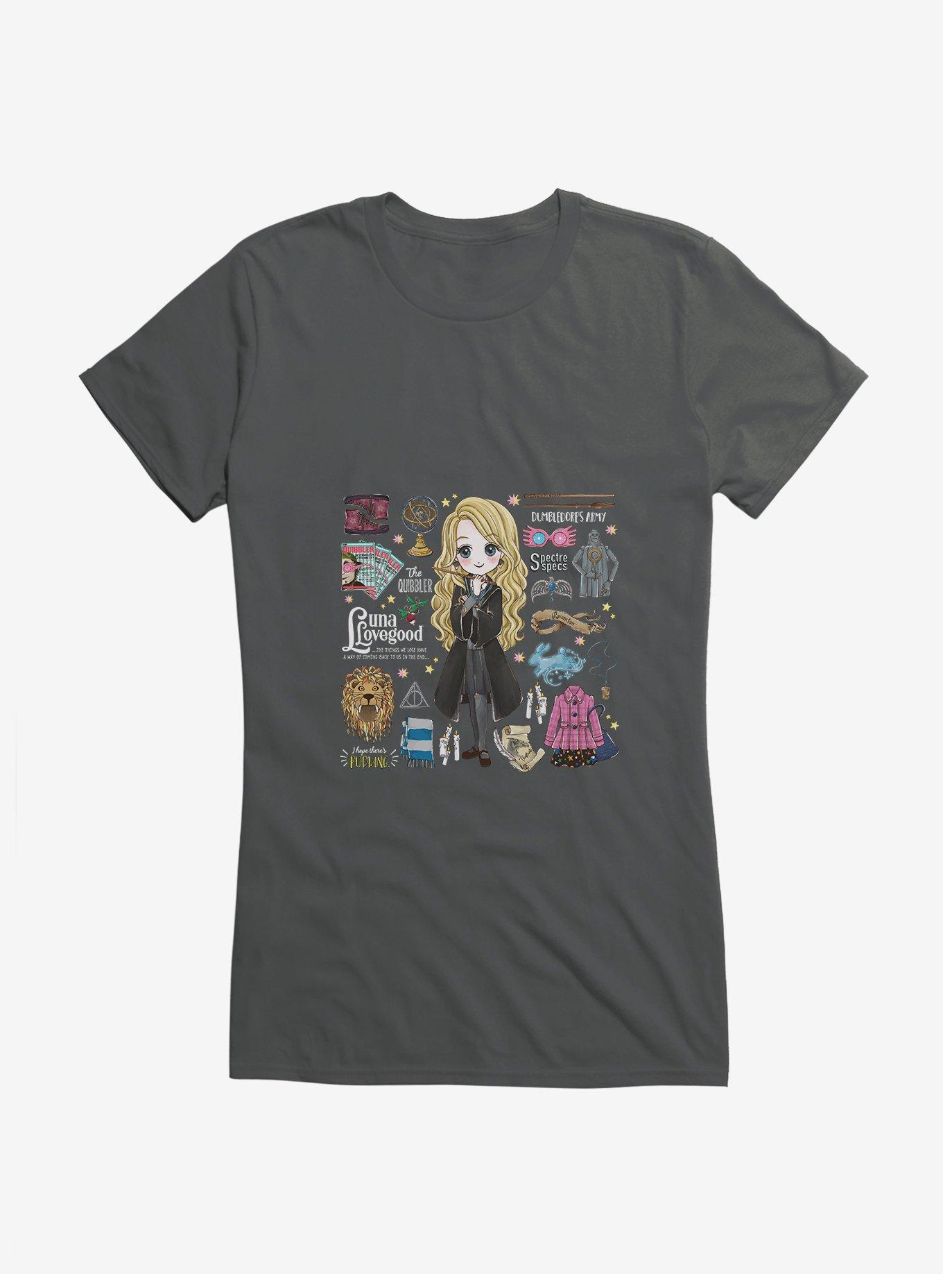 Harry Potter Stylized Luna Icons Girls T-Shirt, , hi-res