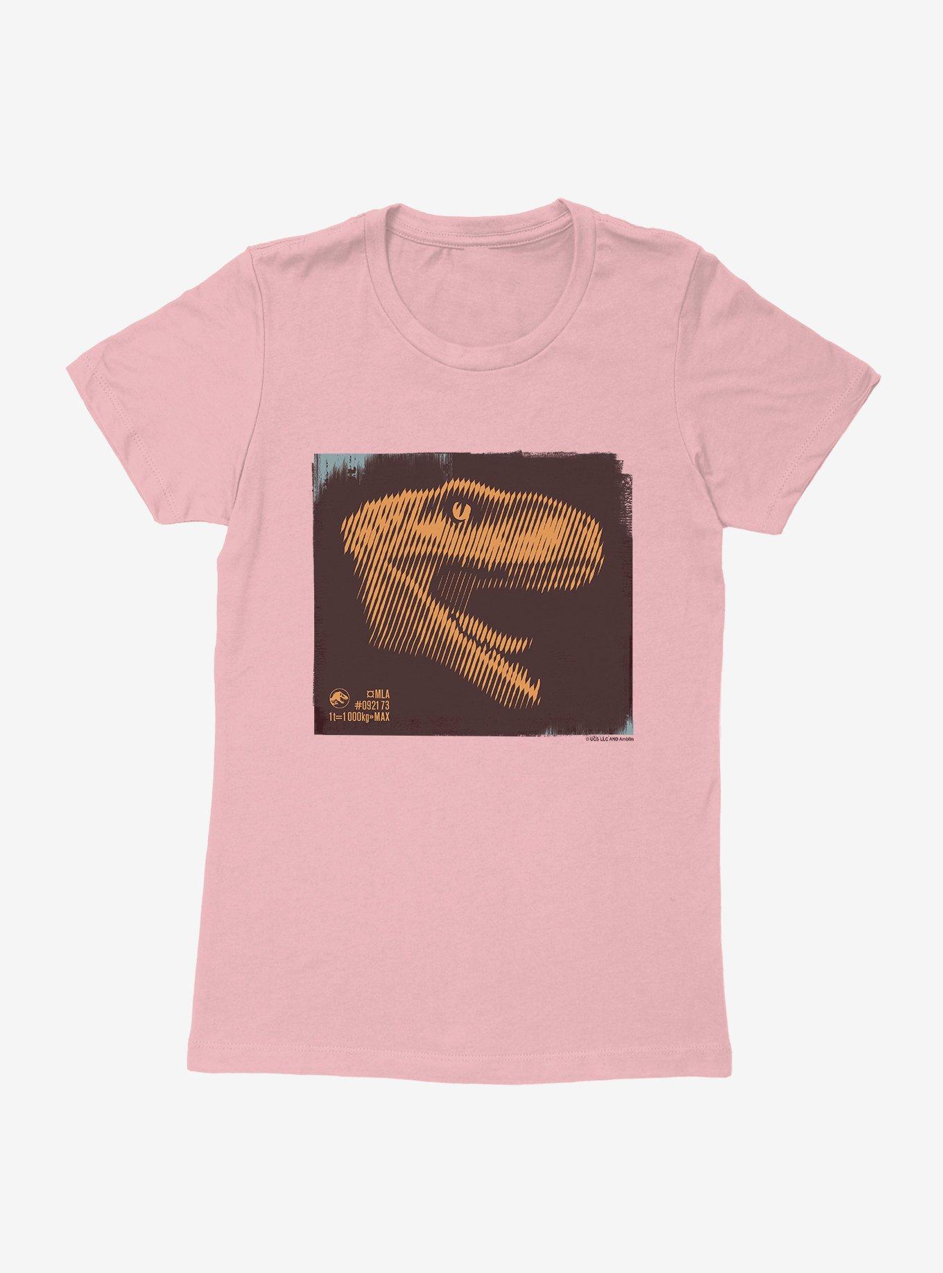 Jurassic World Dominion Atrociraptor Roar Womens T-Shirt, LIGHT PINK, hi-res