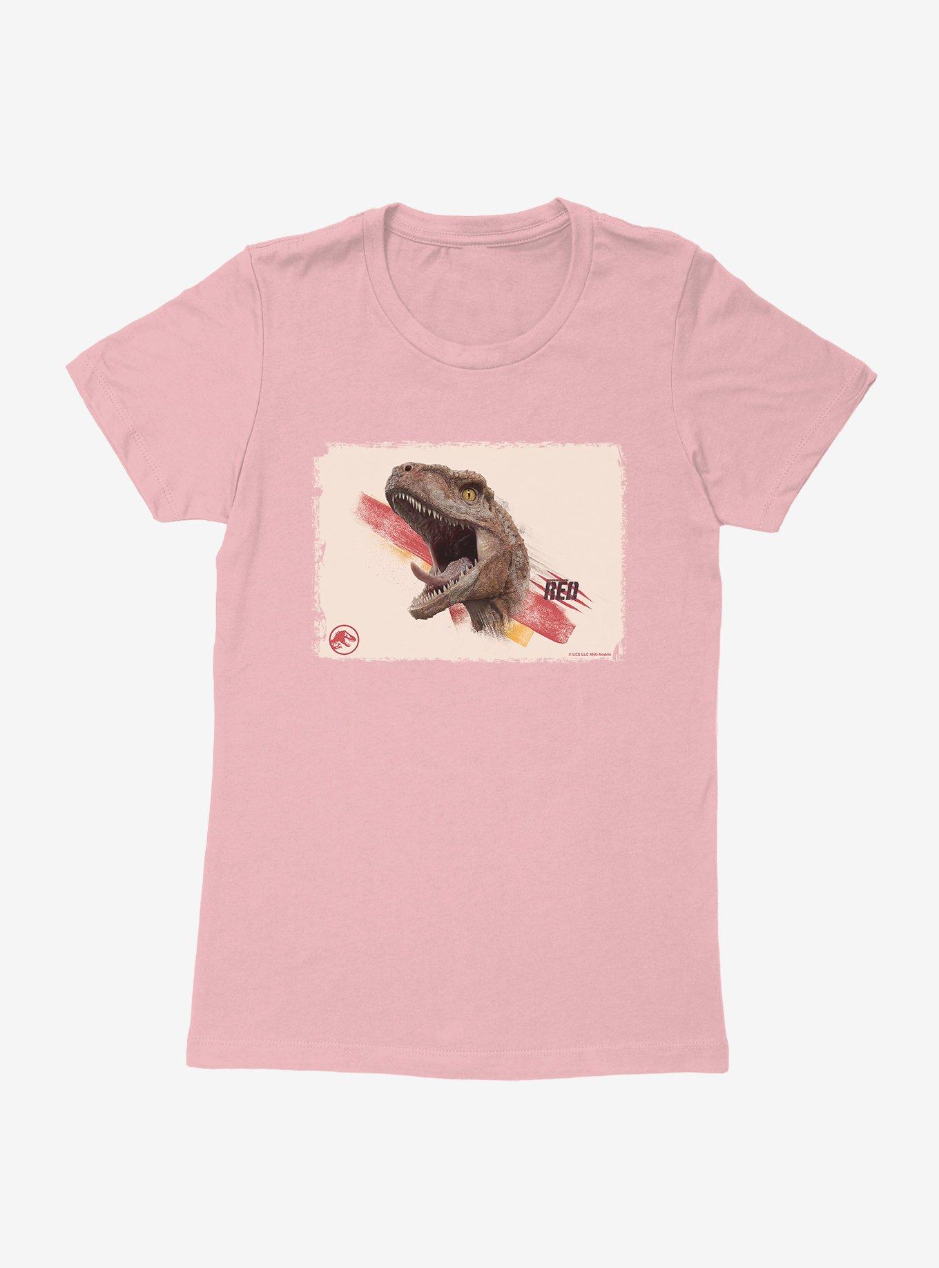 Jurassic World Dominion Ferocious Red Womens T-Shirt, LIGHT PINK, hi-res