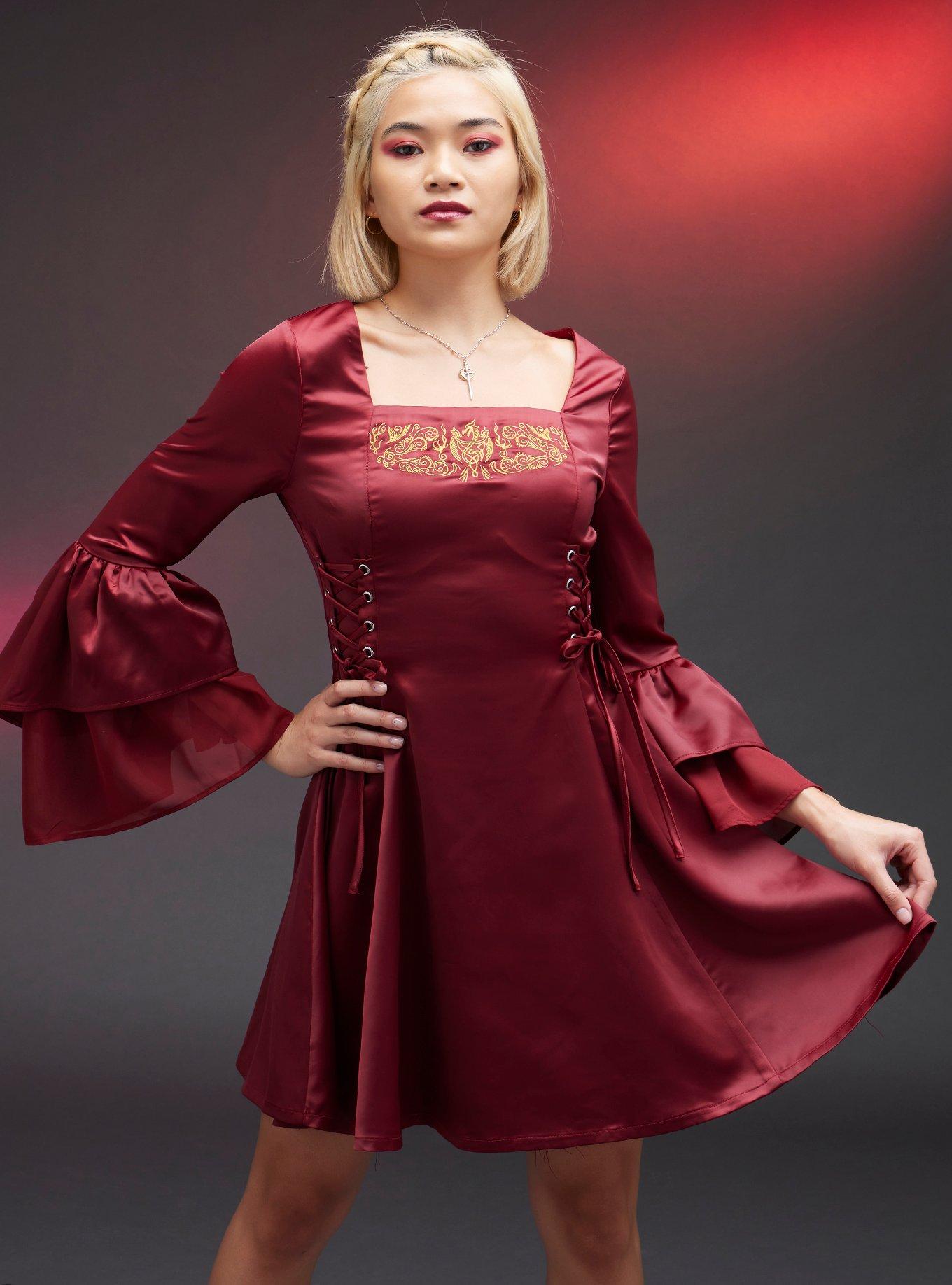 House Of The Dragon Rhaenyra Targaryen Cosplay Bell Sleeve Dress