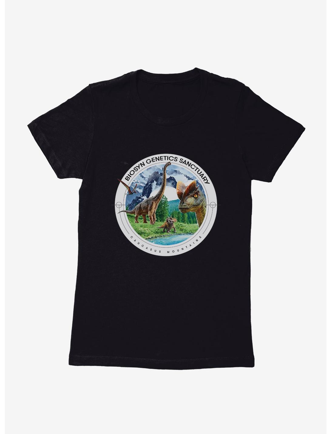 Jurassic World Dominion: BioSyn Caucasus Mountains Santuary Womens T-Shirt, , hi-res