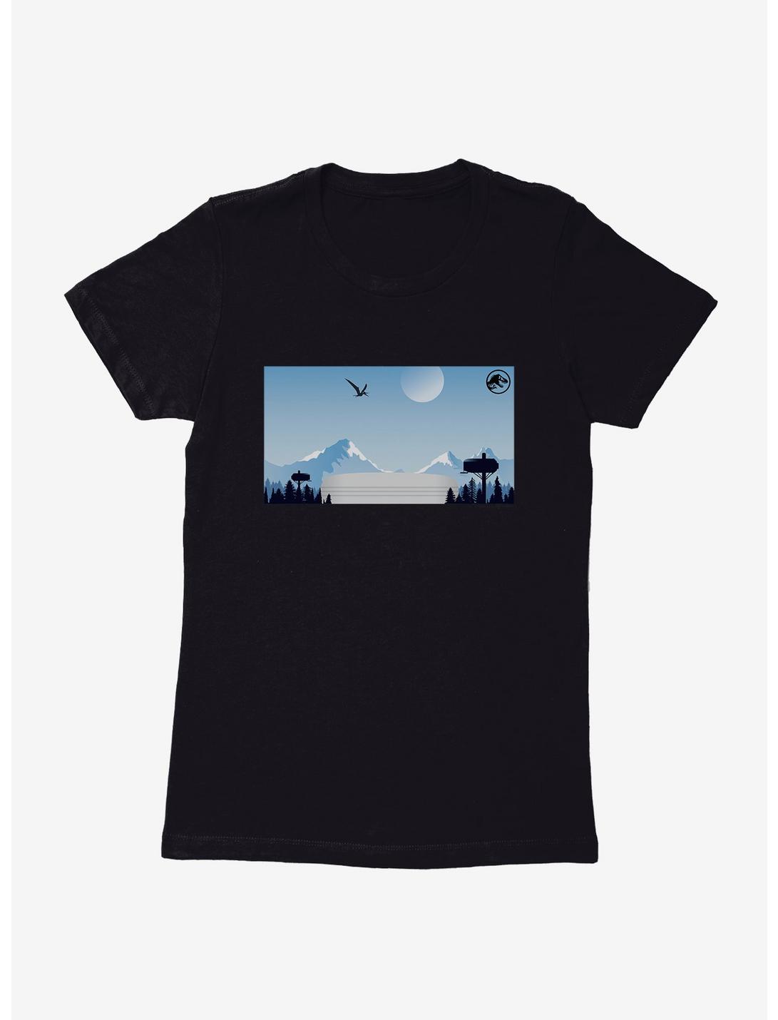Jurassic World Dominion: BioSyn Mountain Scape and Moon Womens T-Shirt, , hi-res