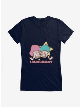 Little Twin Stars Dreamy Bow Girls T-Shirt, NAVY, hi-res