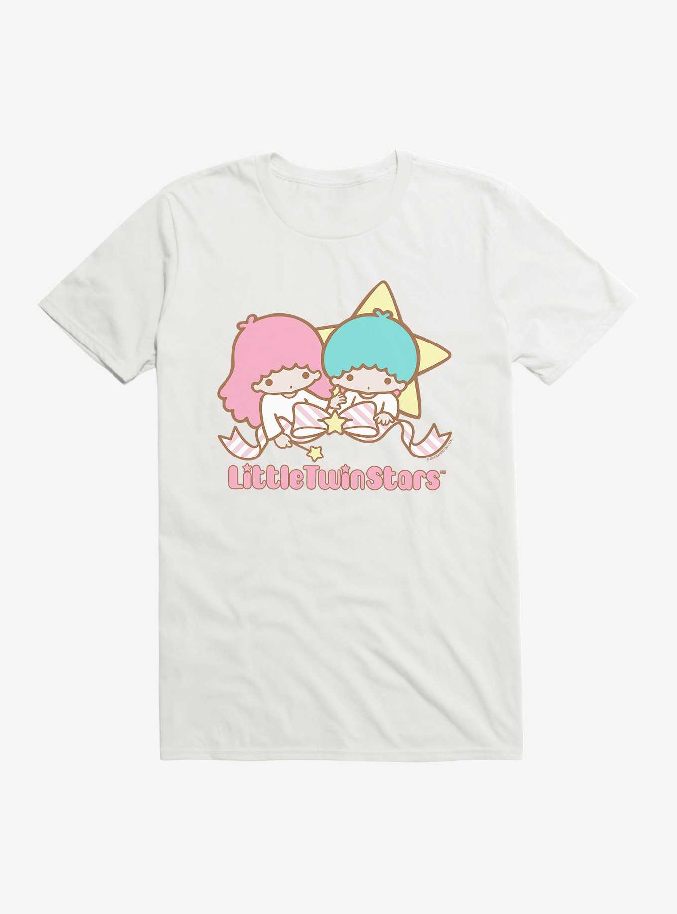 Little Twin Stars Dreamy Bow T-Shirt, WHITE, hi-res