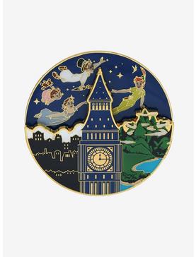 Loungefly Disney Peter Pan London and Neverland Spin Enamel Pin - BoxLunch Exclusive, , hi-res