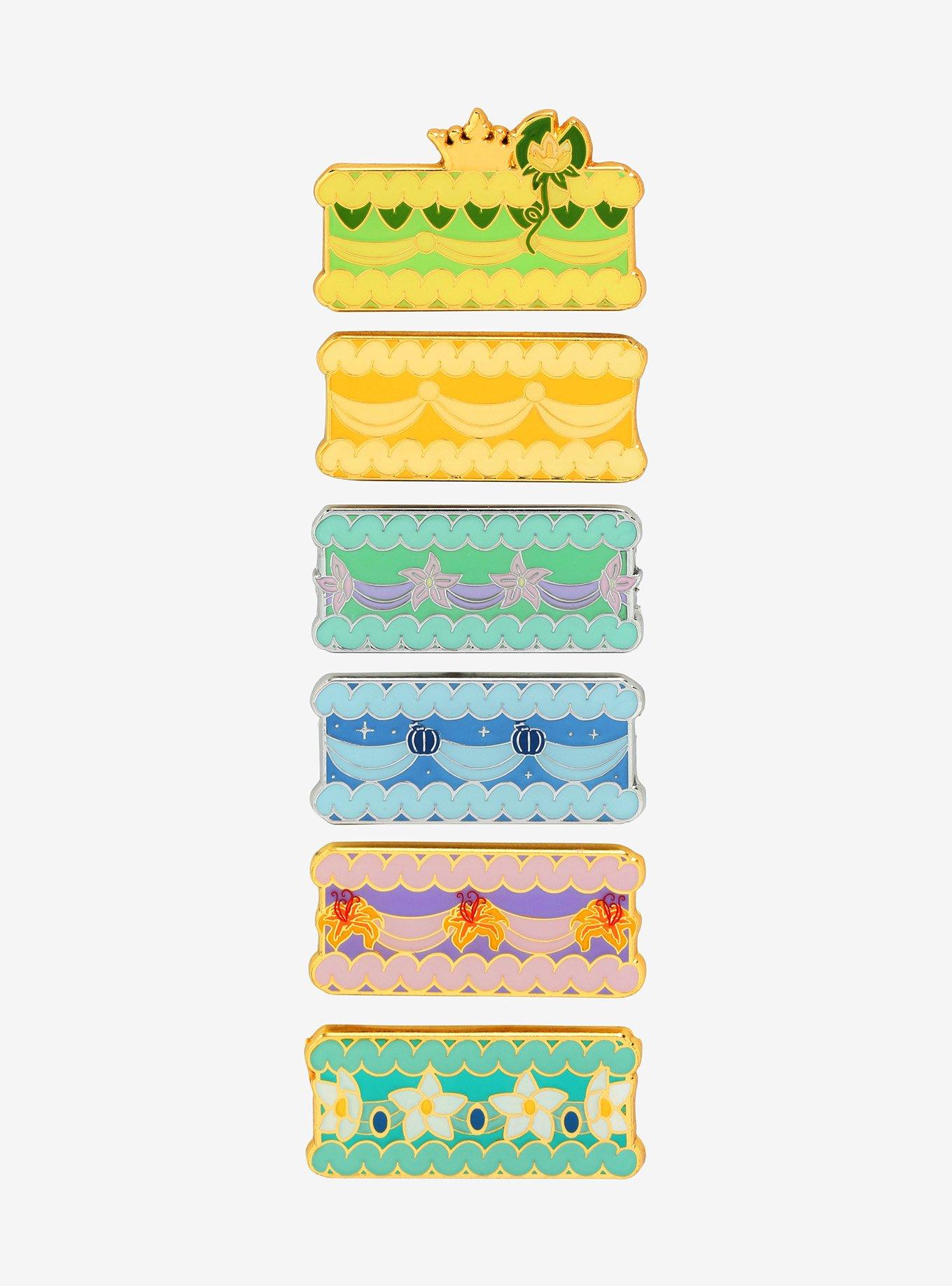 Loungefly Disney Princess Character Cake Blind Box Enamel Pin - BoxLunch Exclusive, , hi-res