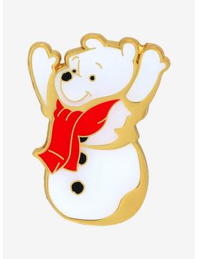 Loungefly Disney Winnie the Pooh Snowman Pooh Bear Enamel Pin - BoxLunch Exclusive , , hi-res
