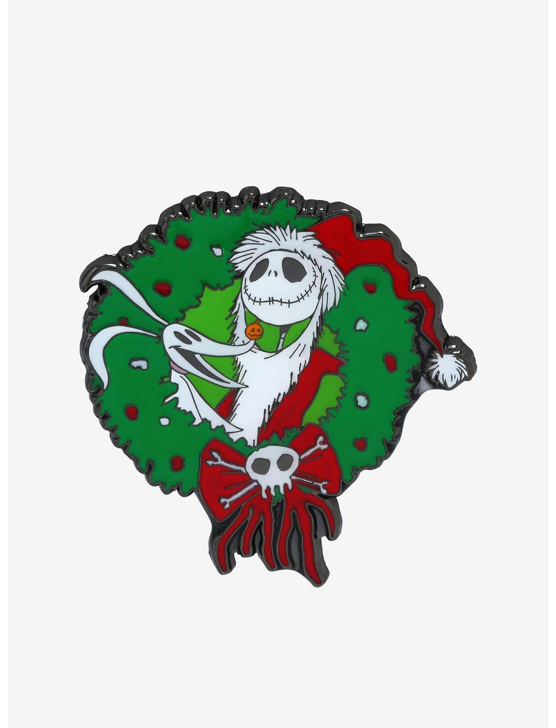 Loungefly Disney The Nightmare Before Christmas Jack & Zero Holiday Enamel Pin - BoxLunch Exclusive, , hi-res