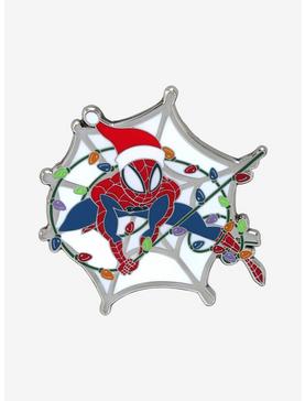 Loungefly Marvel Spider-Man Holiday Lights Enamel Pin - BoxLunch Exclusive , , hi-res
