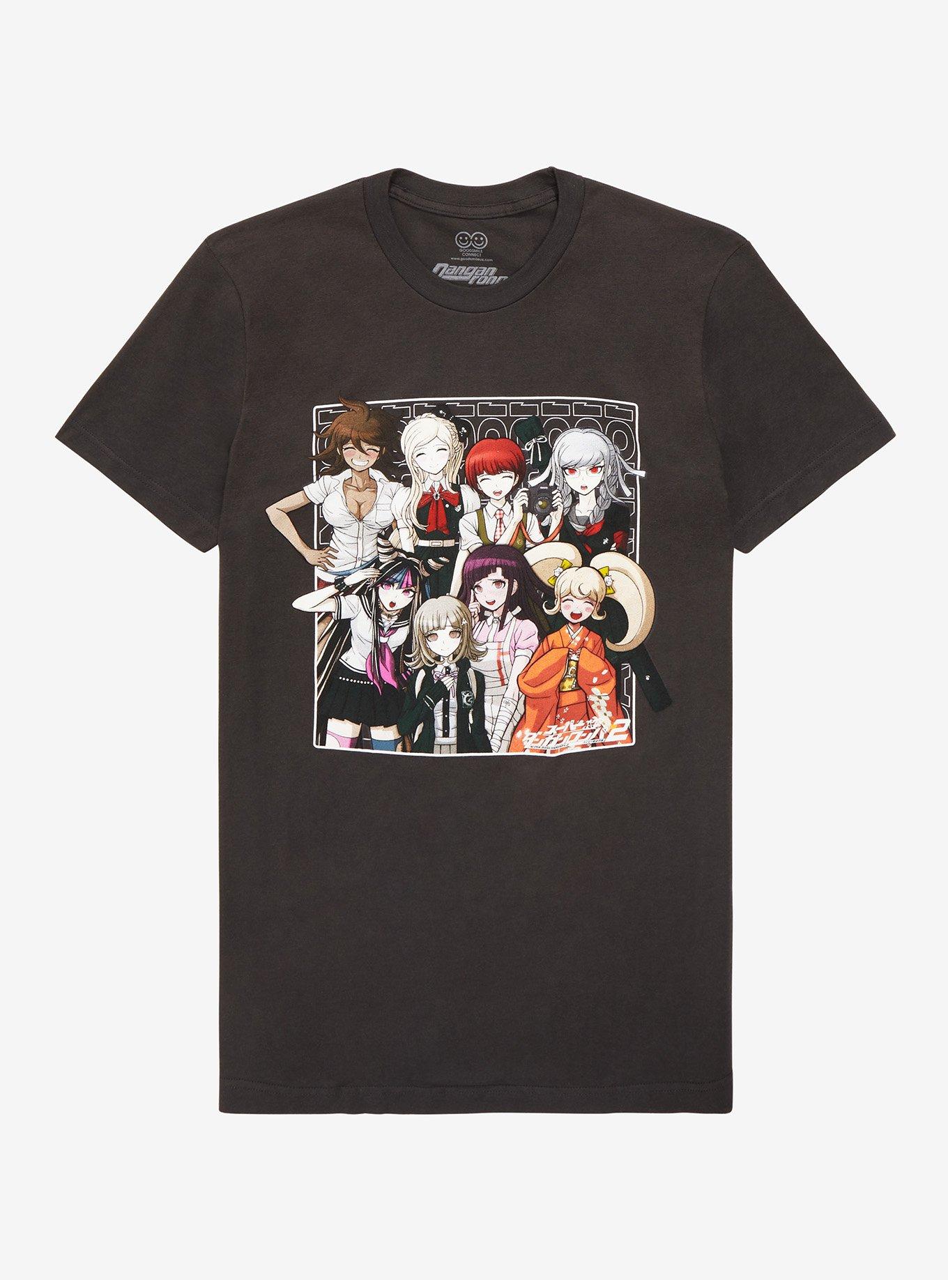 Danganronpa 2: Goodbye Despair Girl Group T-Shirt, BLACK, hi-res