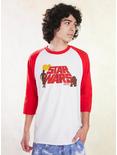 Our Universe Star Wars Logo Droids Raglan T-Shirt, RED  WHITE, hi-res