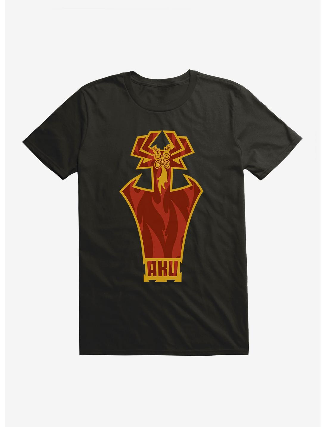 Samurai Jack Aku Flames Silhouette T-Shirt, , hi-res